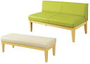 ★ポイント最大16倍★【送料無料】-ロビーチェア(背なし) WN-1200BN(120X47X40) 品番 my24-3012-0301 1入り-【MY医科器機】JAN