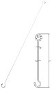 ★ポイント最大16倍★【全国配送可】-スーパーロングフック(ステンレス) A-2111(800MM) 品番 my24-3223-00-- 1入り-【MY医科器機...