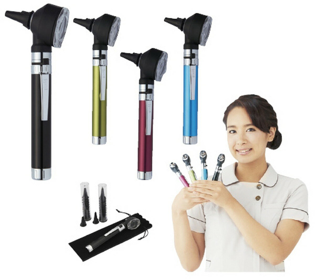 ★ポイント最大16倍★【送料無料】-Spirit　ファイバーオトスコープ CK-939(ゴールド) 品番 my24-3615-01-- 1入り-【MY医科器機】JAN 4535847001850
