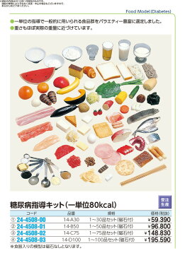 ★ポイント最大15倍★【送料無料】-糖尿病指導キット(1〜75品セット) 14-C75(ジシャクツキ) 品番 my24-4508-02-- 1入り-【MY医科器機】