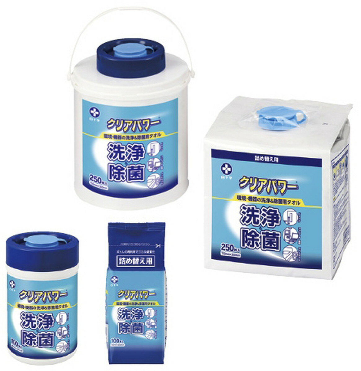 ★ポイント最大16倍★【送料無料】-クリアパワー（ケース付） 42770(140X300)250マイ 品番 my24-4822-02-- 6入り-【MY医科器機】JAN 4987603427709
