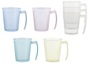 ★5/9-16 P最大27倍★【全国配送可】-手付スタッキングコップ ピンク(300ML) 品番 my24-4928-02-- 10入り-【MY医科器機】JAN...