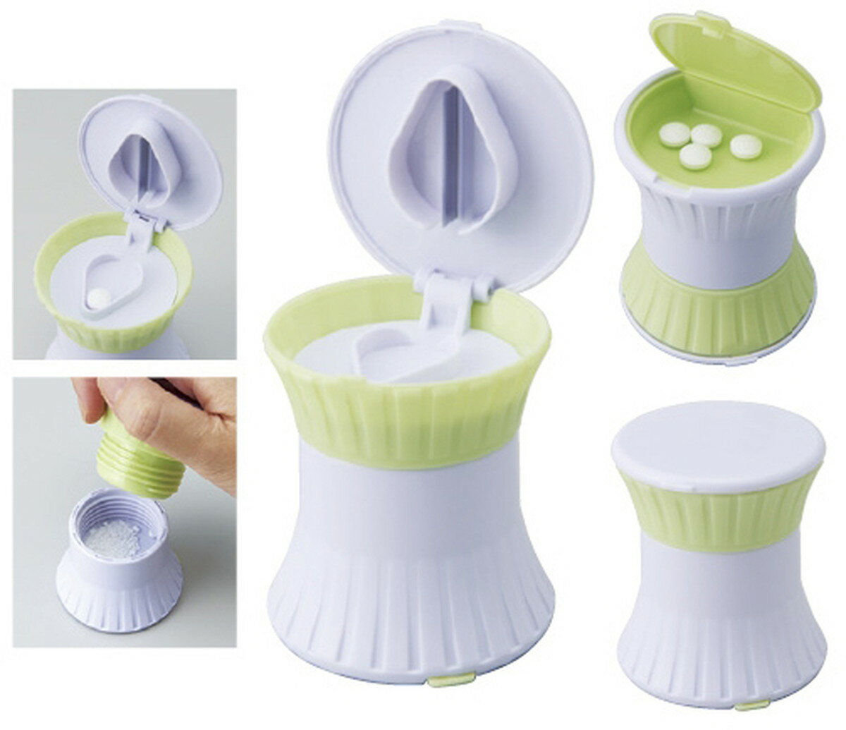 ★ポイント最大16倍★【全国配送可】-マツヨシ錠剤カッター＆クラッシャー MY-8113(60X64MM) 品番 my24-5..