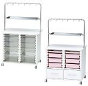 ★7/19-26 P最大27倍★【送料無料】-ワーキングテーブル両面タイプ(架台付 KC-730-01S(ヒキダシツキ) 品番 my24-5103-0001 1...