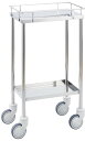★ポイント最大16倍★【送料無料】-マツヨシ抗菌ステンレス器械台 MY-IW165(450X350X800 品番 my24-6041-00-- 1入り-【MY医科器機】JAN 4535847020752(4)