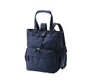 ★ポイント最大16倍★【全国配送可】-2WAYトートバッグ 訪問バッグ KZN901-18(ネイビー) 品番 my24-7261-01-- 1入り-【MY医科器機】JAN 4562213071100