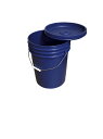 ★ポイント最大16倍★【全国配送可】-トスロン丸型容器(フタ付)20L 101-60106(アオ) 品番 my24-7368-05-- 1入り-【MY医科器機】JAN(4)