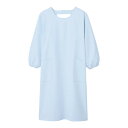 ★ポイント最大16倍★【全国配送可】-予防衣(男女兼用・長袖) 74-405(サックス) 品番 my24-8145-0207 1入り-【MY医科器機】JAN 4...