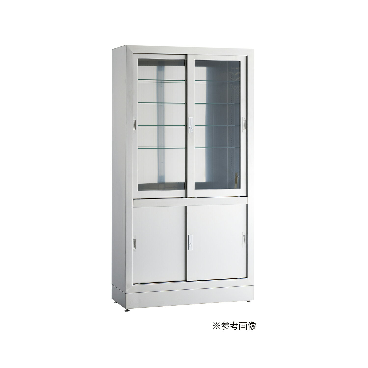 ★ポイント最大16倍★【送料無料】-器械戸棚（ステンレス製） KS-912NG(90X36X170CM 品番 my23-5384-0002 1入り-【MY医科器機】JAN 4535847010388