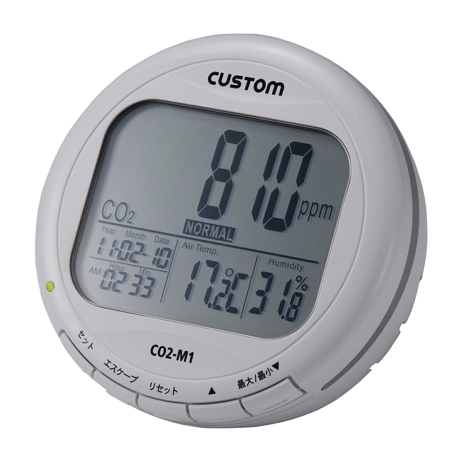 ★ポイント最大16倍★【送料無料】-CO2モニター CO2-M1 品番 my24-2952-00-- 1入り-【MY医科器機】JAN 4983621300048