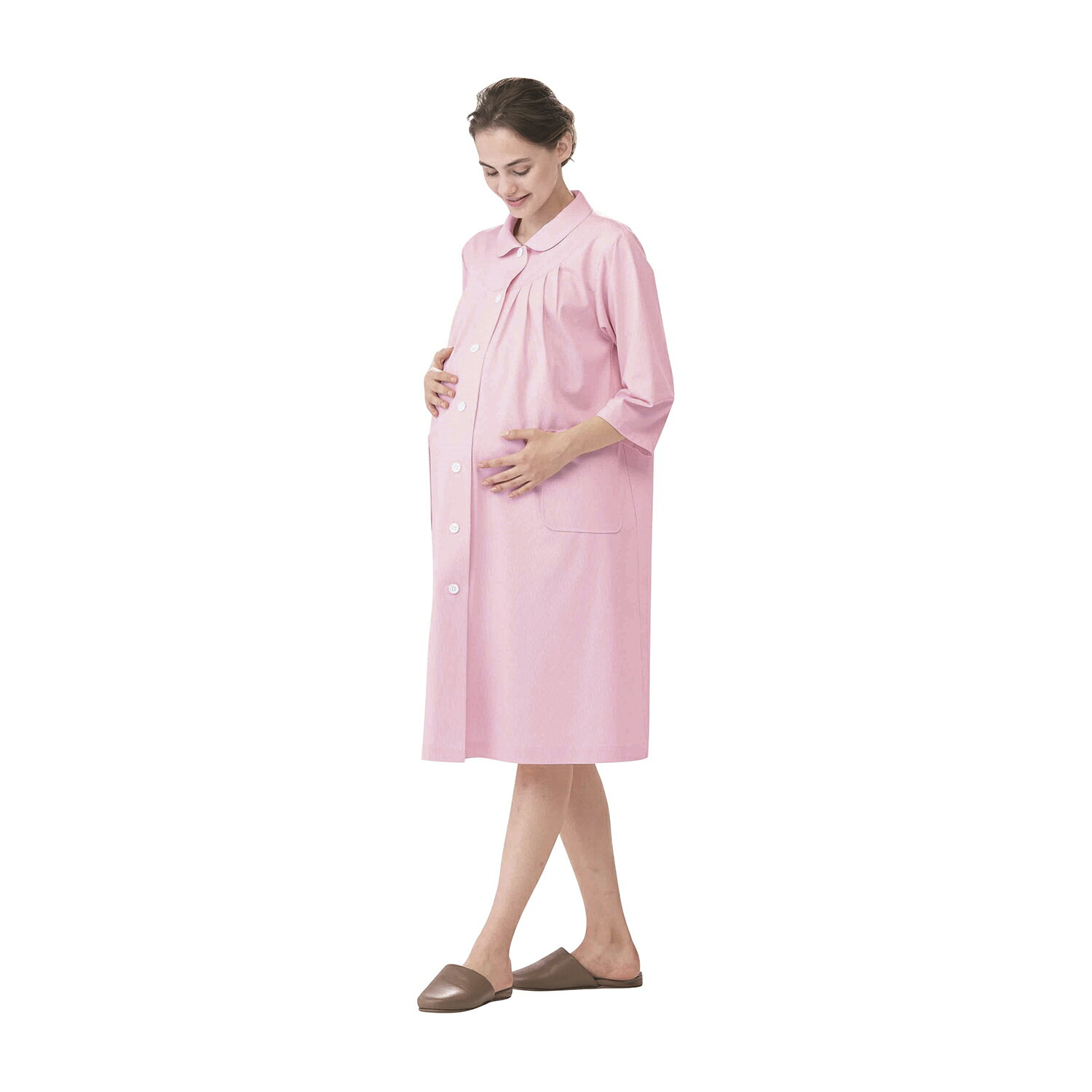 ★ポイント最大16倍★【全国配送可】-妊産婦患者衣 MK-311(L) 品番 my25-2785-0102 1入り-【MY医科器機】JAN 4545516094144