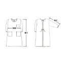 ★ポイント最大16倍★【全国配送可】-予防衣 長袖 139-31(サックス) 品番 my25-3061-0107 1入り-【MY医科器機】JAN 4562158...