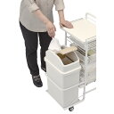 ★ポイント最大16倍★【送料無料】-アプリワゴン(ダストボックス付) SN-AP020BR(ブラウン) 品番 my25-3440-03-- 1入り-【MY医科器...