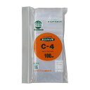 ★ポイント最大16倍★【全国配送可】-ユニパック C-4(100X70MM)100マイ 品番 my25-3693-02-- 1入り-【MY医科器機】JAN 4909767114035(4)