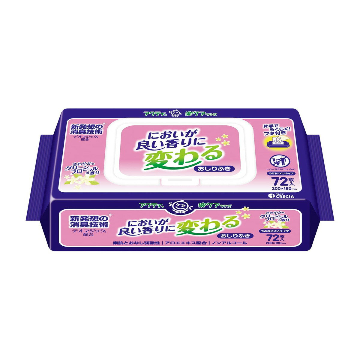 ★ポイント最大16倍★【全国配送可】-においが良い香りに変わるおしりふき 80604(72マイX12パック) 品番 my25-4636-00-- 1入り-【MY医科器機】JAN 4901750806040