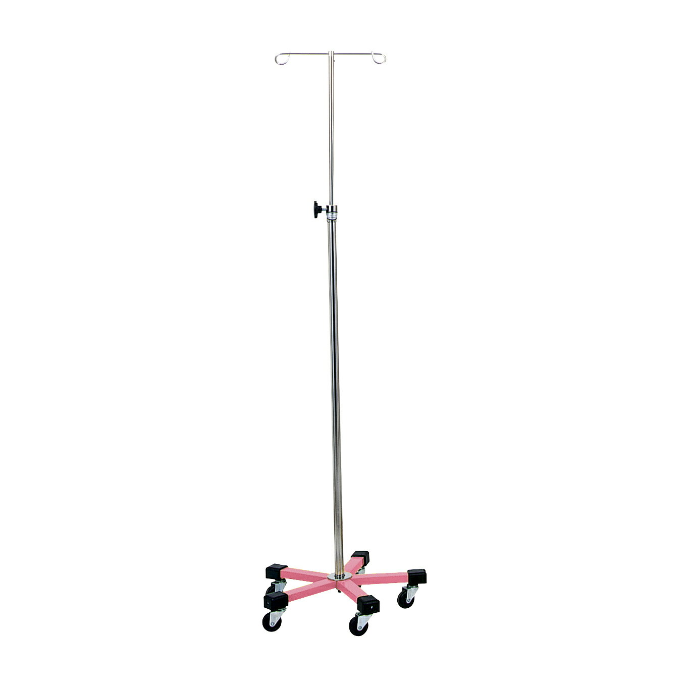 ★ポイント最大16倍★【送料無料】-マツヨシ　ガートル台（5脚）ピンク MY-155PN-A(クッションツキ) 品番 my01-4822-00-- 1入り-【MY医科器機】JAN 4535847007869