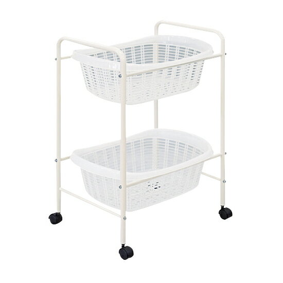 ★ポイント最大16倍★【送料無料】-脱衣カゴ（2段用） TB-73-06(ホワイト) 品番 my02-5830-02-- 1入り-【..