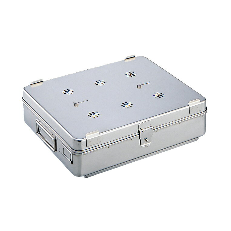 ★ポイント最大16倍★【送料無料】-中材用角型カスト（Cタイプ）中 M-32C(32.5X26X8.5CM) 品番 my03-3045-02-- 1入り-【MY医科器機】JAN