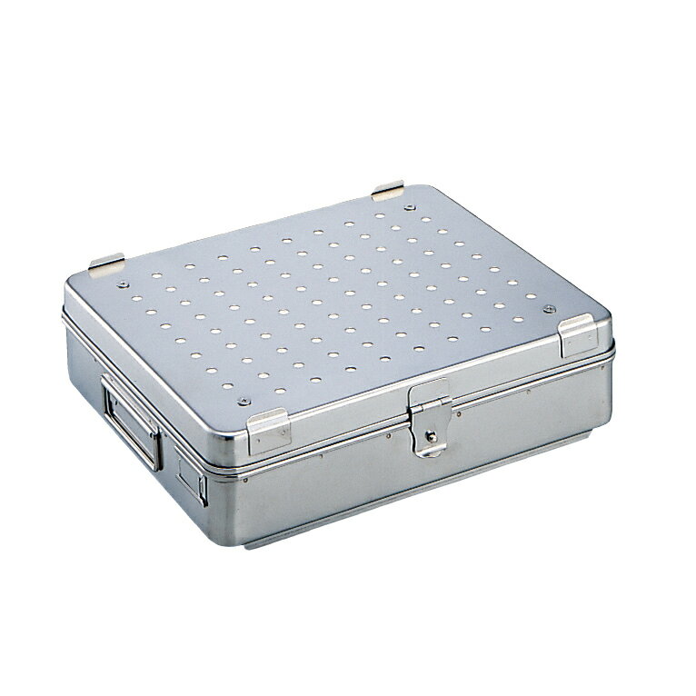 ★ポイント最大16倍★【送料無料】-中材用角型カスト（フィルター式）小 M-35F(29.5X23X8.5CM) 品番 my03-3060-01-- 1入り-【MY医科器機】JAN