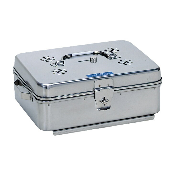 ★ポイント最大16倍★【送料無料】-オートクレーブ用角カスト（大）深型 M-41-DL(27X21X8.5CM) 品番 my03-3185-04-- 1入り-【MY医科器機】JAN