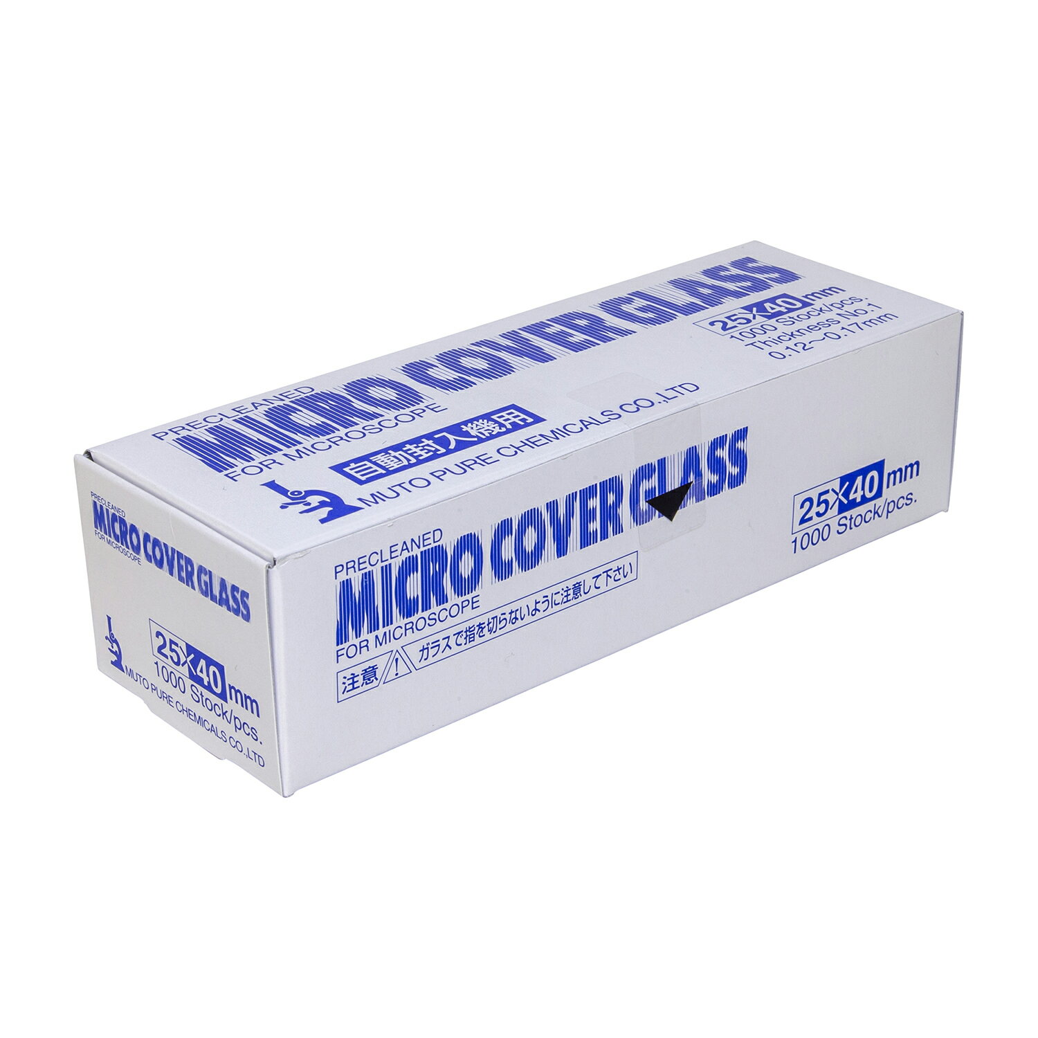 ★ポイント最大16倍★【送料無料】-カバーグラス（オート用） 25402(25X40MM)1000マイ 品番 my10-2745-09-- 1入り-【MY医科器機】JAN 4517715254025