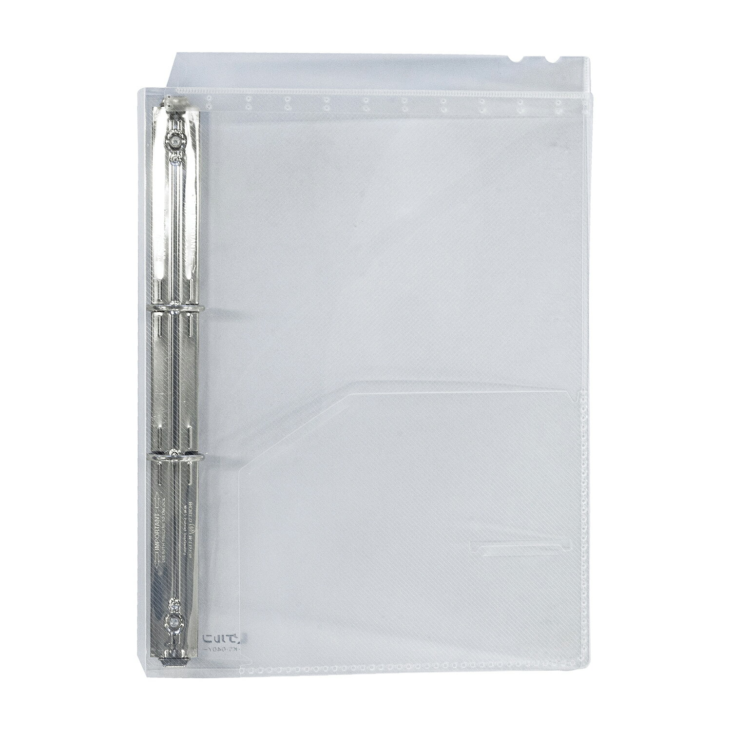 ★ポイント最大16倍★【全国配送可】-TDカルテバインダー（A4横保管用） KS-040Y(トウメイ) 品番 my19-55..