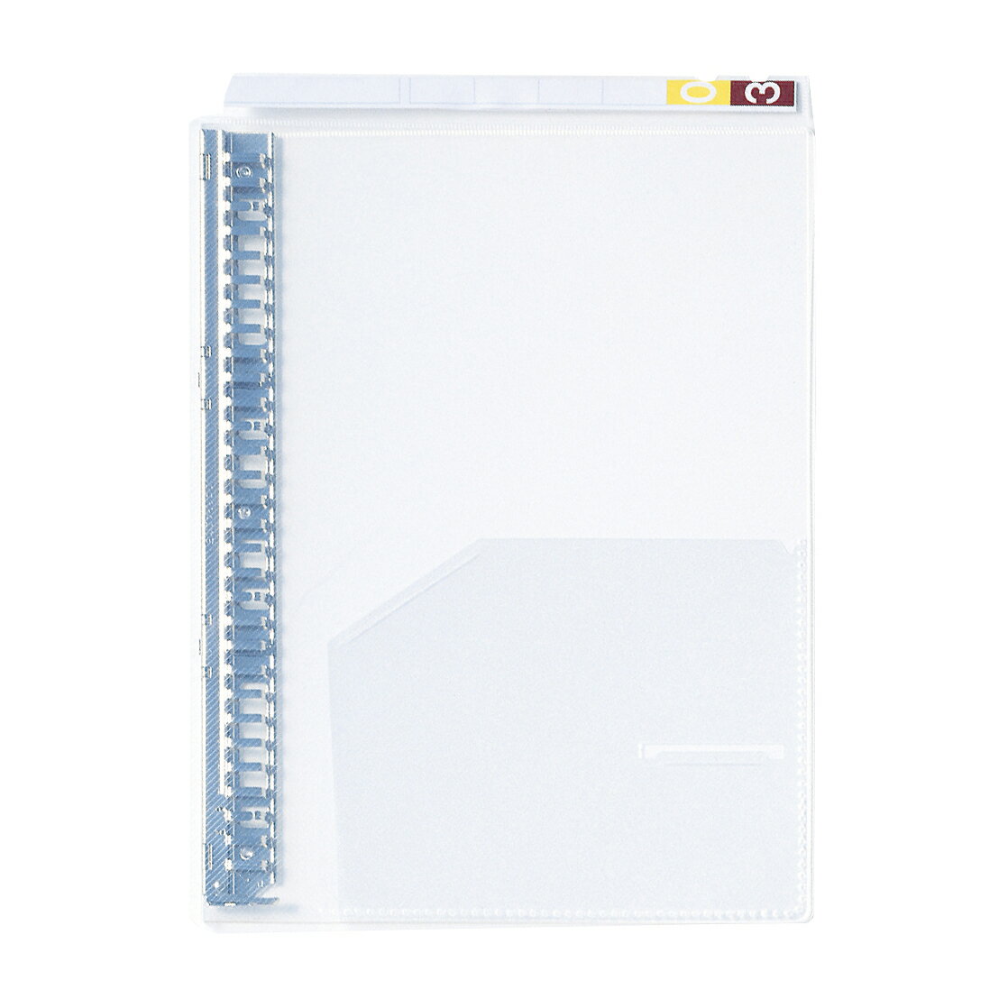 ★ポイント最大16倍★【全国配送可】-TDカルテバインダー（A4横保管用） KS-040Y(トウメイ) 品番 my19-55..