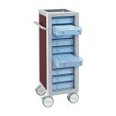 ★ポイント最大16倍★【送料無料】-マツヨシ与薬カート(鍵なし)10床用 MY-NIT10(トレータイプ) 品番 my19-7100-1204 1入り-【MY医科器機】JAN 4535847021025