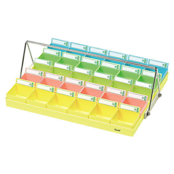 ★ポイント最大16倍★【送料無料】-投薬トレー（30人用）ハンガー付 PT-30Y5H(イエロー/5ショク) 品番 my19-7660-03-- 1入り-【MY医科器機】JAN 4560142170321