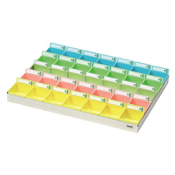 ★ポイント最大16倍★【送料無料】-投薬トレー（35人用） ST-355(ステン/5ショク) 品番 my19-7665-01-- 1入り-【MY医科器機】JAN 4560142170345