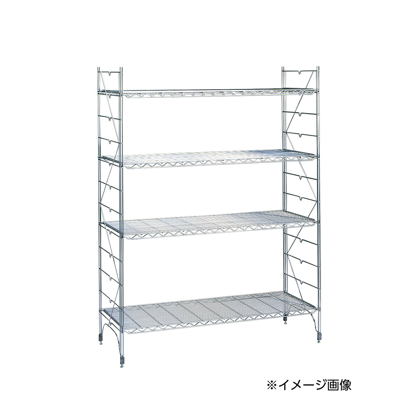 ★ポイント最大16倍★【送料無料】-スタンダードエレクターシェルフ4段 S1220・S1830(D310) 品番 my19-8325-06-- 1入り-【MY医科器機】JAN