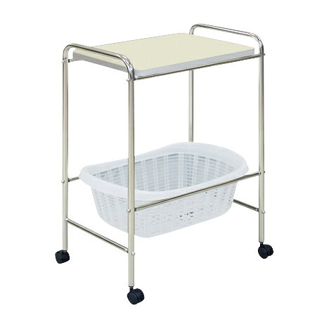 ★ポイント最大16倍★【送料無料】-脱衣カゴ（器械台付） TB-73-12(ホワイト) 品番 my20-3826-00-- 1入り..