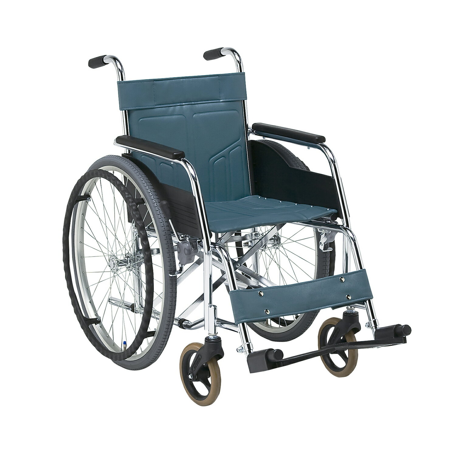 ★ポイント最大16倍★【送料無料】-車いす（自走・スチ