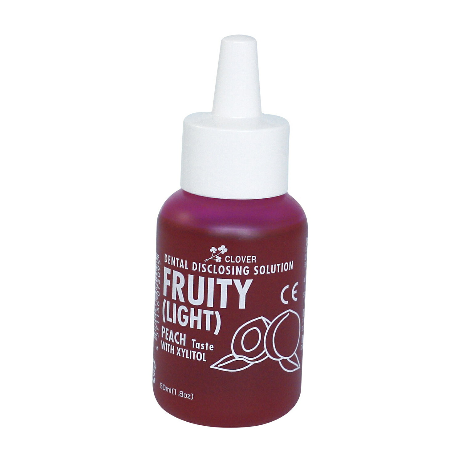 ★ポイント最大16倍★【全国配送可】-クローバー歯垢染め出し液ライト 50ML(ピーチフウミ) 品番 my20-639..