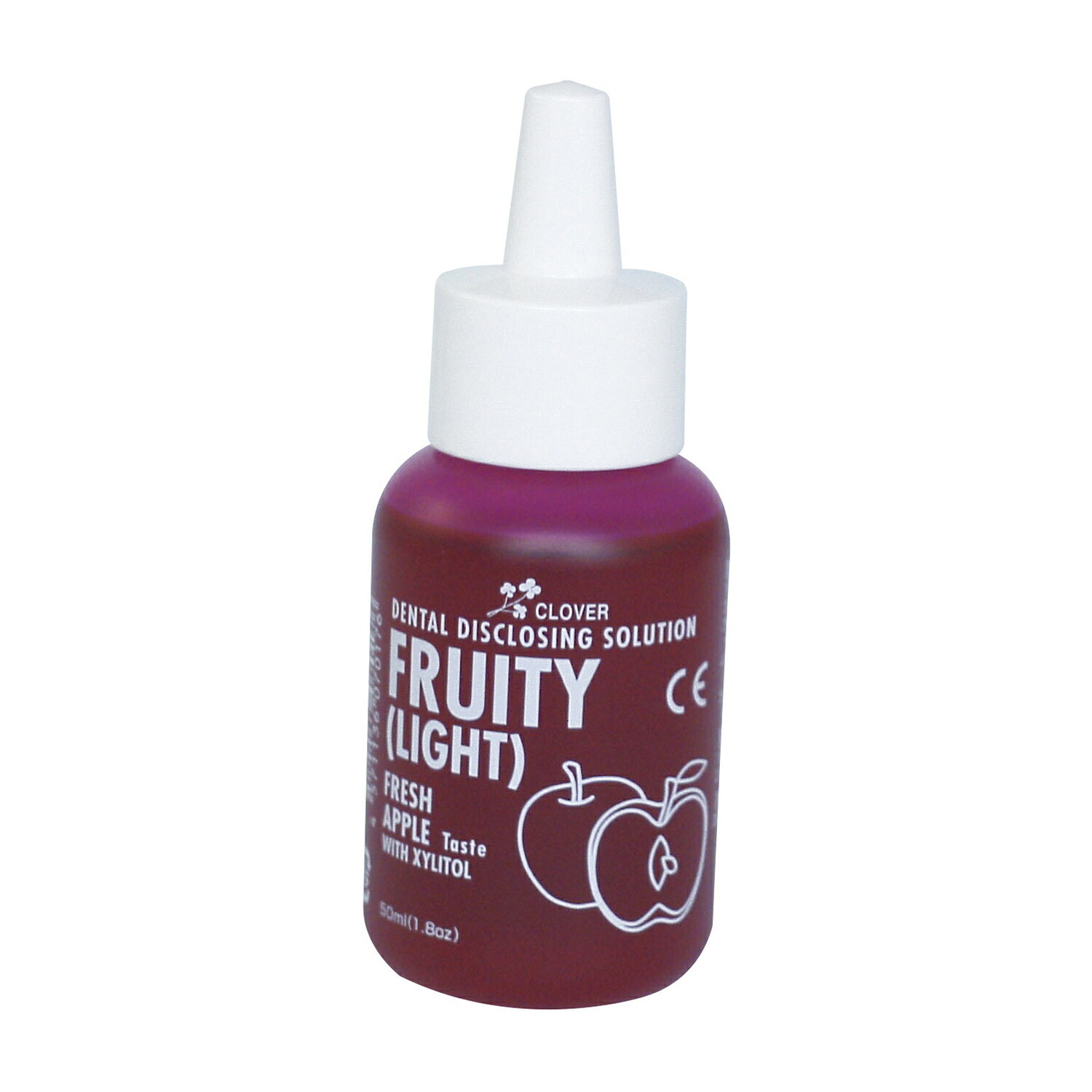 ★ポイント最大16倍★【全国配送可】-クローバー歯垢染め出し液ライト 50ML(フレッシュアップルフウミ) ..