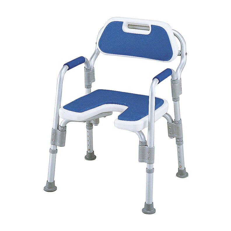 ★ポイント最大16倍★【送料無料】-シャワーチェア(U字型) HS2070 品番 my20-6908-00-- 1入り-【MY医科器機】JAN 45601841...