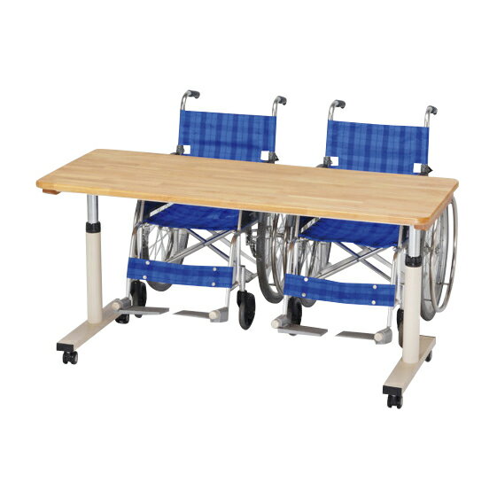 ★ポイント最大16倍★【送料無料】-折りたたみ式昇降テーブル RZ-1560N(W1500XD600) 品番 my23-2096-01-- 1入り-【MY医科器機】JAN