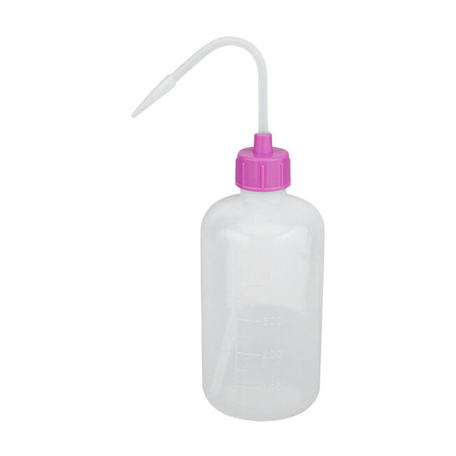 ★ポイント最大16倍★【全国配送可】-カラーキャップ付洗浄瓶（細口） 500ML(12ホンイリ) 品番 my23-5021-0310 1入り-【MY医科器機】JAN