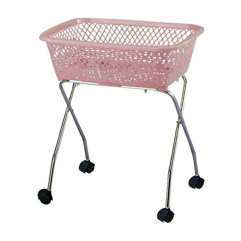 ★ポイント最大16倍★【全国配送可】-脱衣カゴ DP-10C(キャスターツキ) 品番 my23-5290-0003 1入り-【MY..