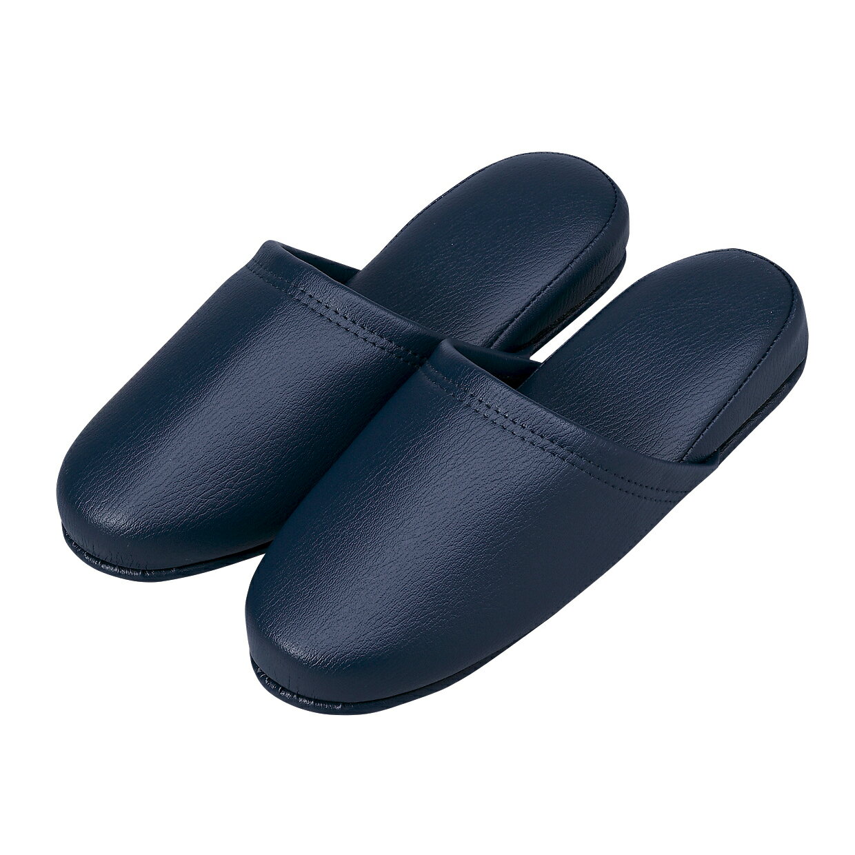 ★ポイント最大16倍★【全国配送可】-抗菌レザー調スリッパ 10ソクグミ 品番 my23-5559-0004 1入り-【MY医科器機】JAN 4957884162835