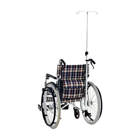 ★ポイント最大16倍★【送料無料】-車いす用ガートル架セット（後方用） アルミシンシュクガートルボウ ..