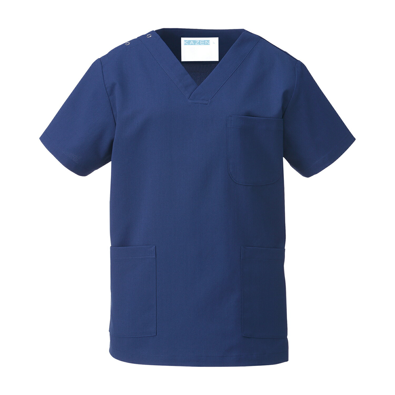 ★ポイント最大16倍★【全国配送可】-スクラブ（男女兼用） 133-98(ネイビー) 品番 my23-5823-0701 1入り-【MY医科器機】JAN 4562213016101(4)