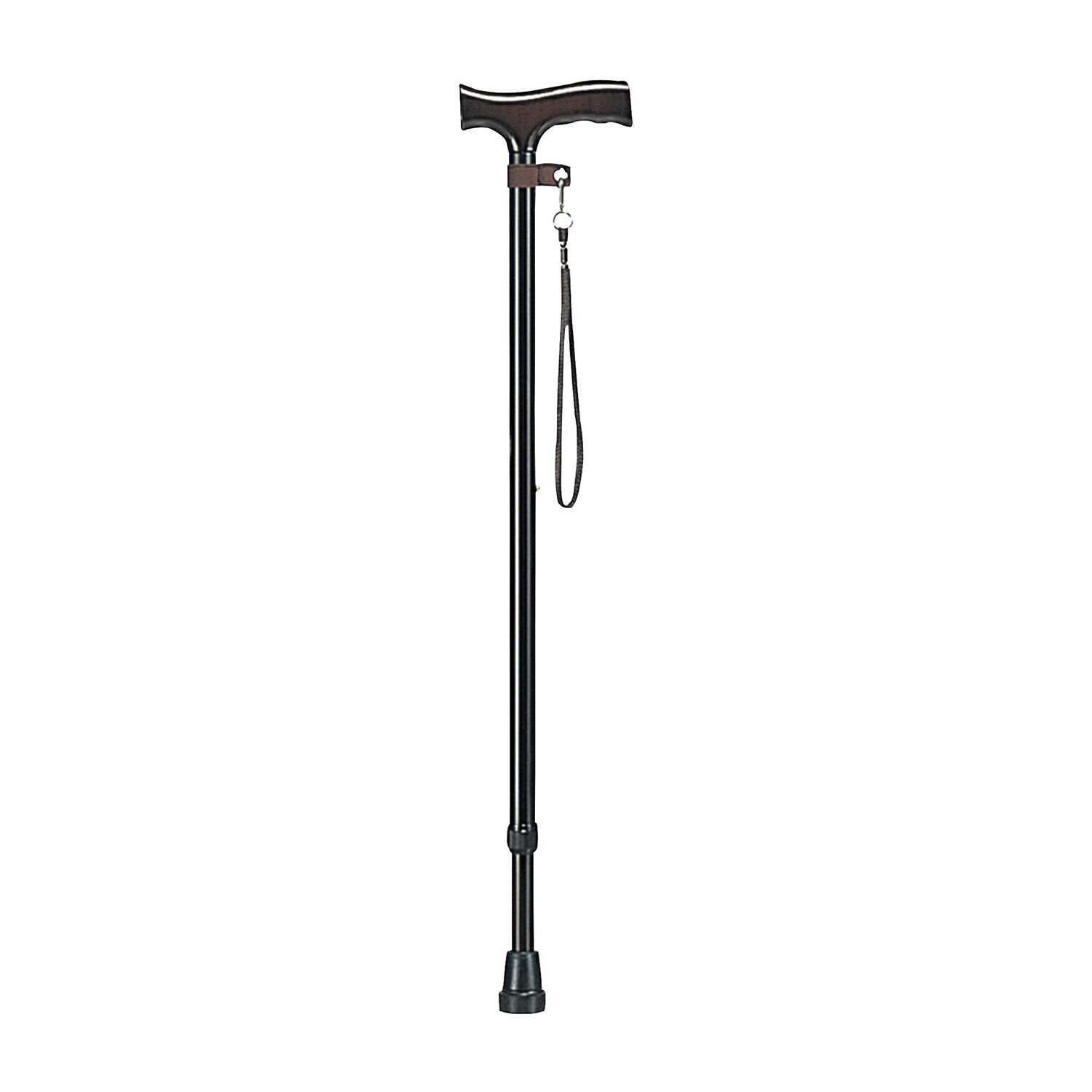 ★9/4-11 P最大27倍★【全国配送可】-アルミ杖ベーシック（伸縮） MRA-01112(ブラック) 品番 my23-6237-01-- 1入り-【MY医科器機】JAN 4536697100045