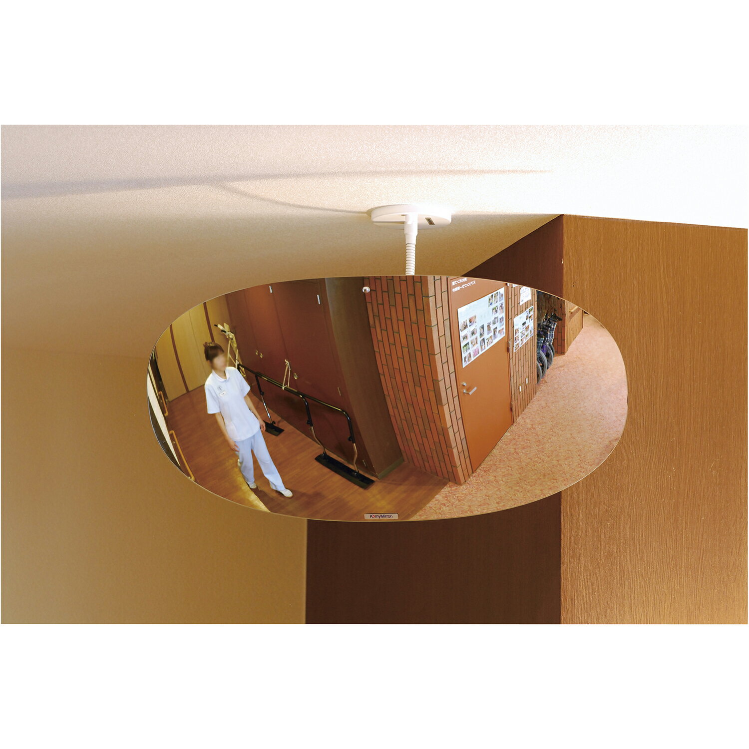 ★ポイント最大16倍★【送料無料】-安全ミラー　スーパーオーバル SF55(550X275MM) 品番 my23-6734-00-- 1入り-【MY医科器機】JAN 4560286541933