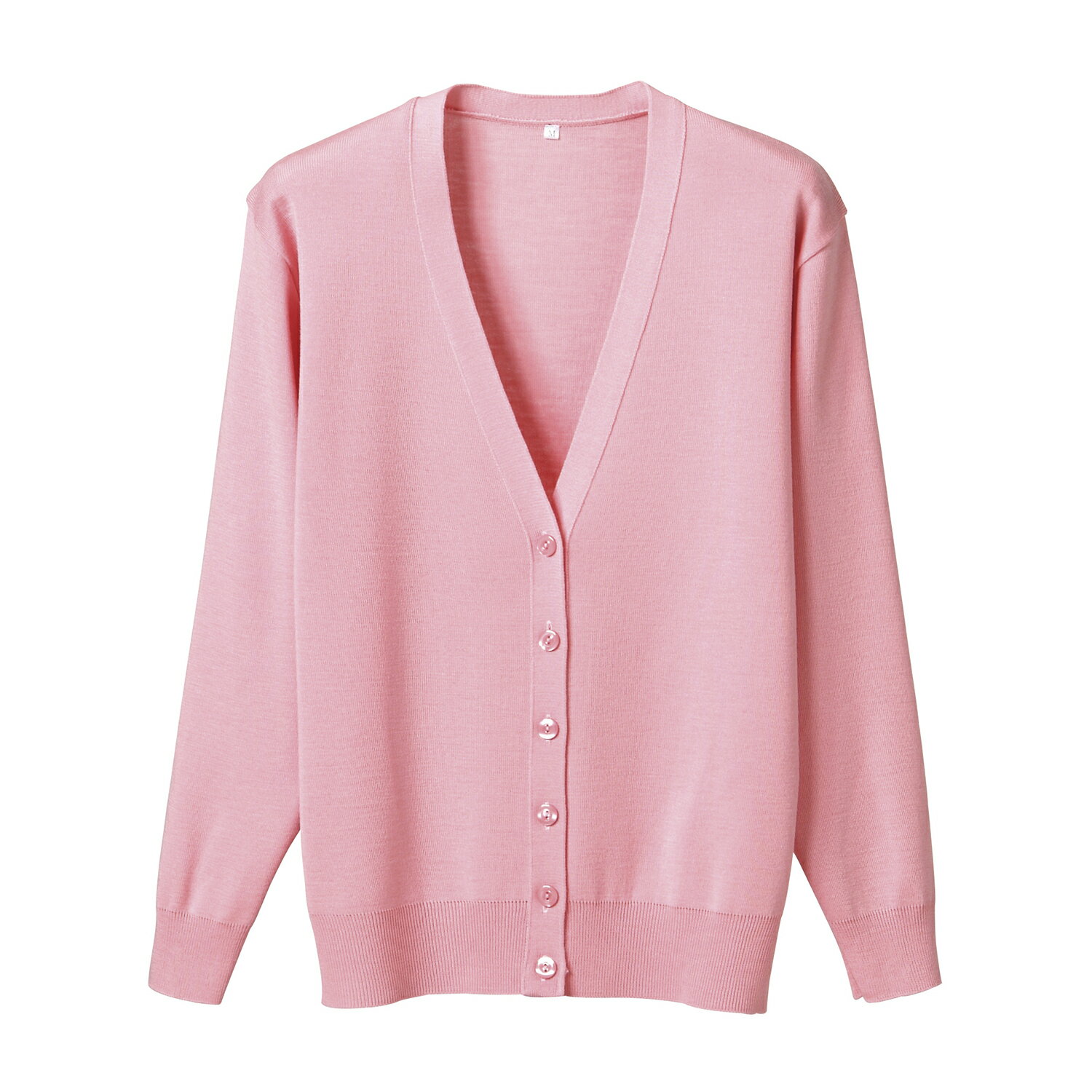 ★ポイント最大16倍★【全国配送可】-抗ピル長袖カーディガン D-1001(M) 品番 my23-7 ...