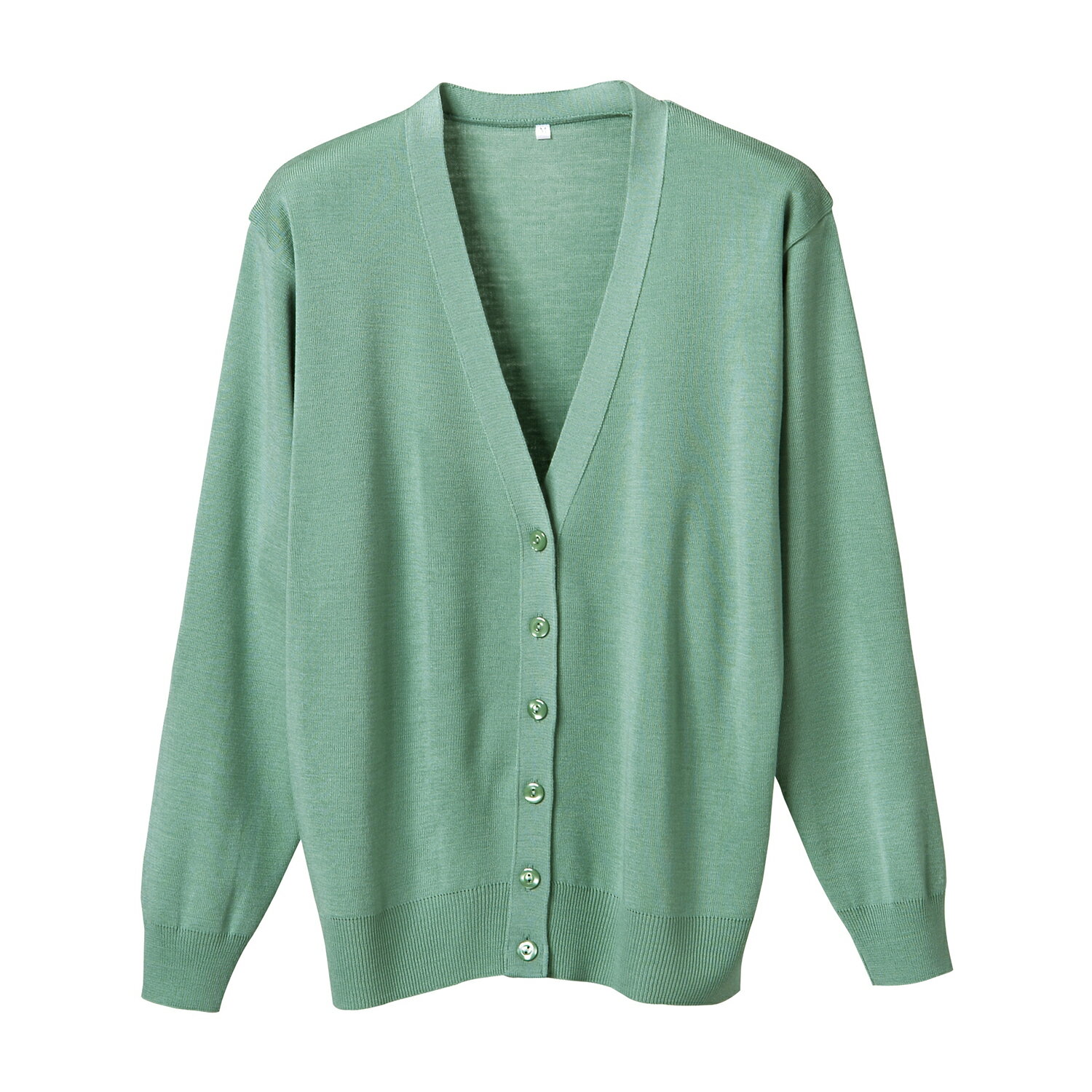 ★ポイント最大16倍★【全国配送可】-抗ピル長袖カーディガン D-1001(L) 品番 my23-7563-0209 1入り-【MY..