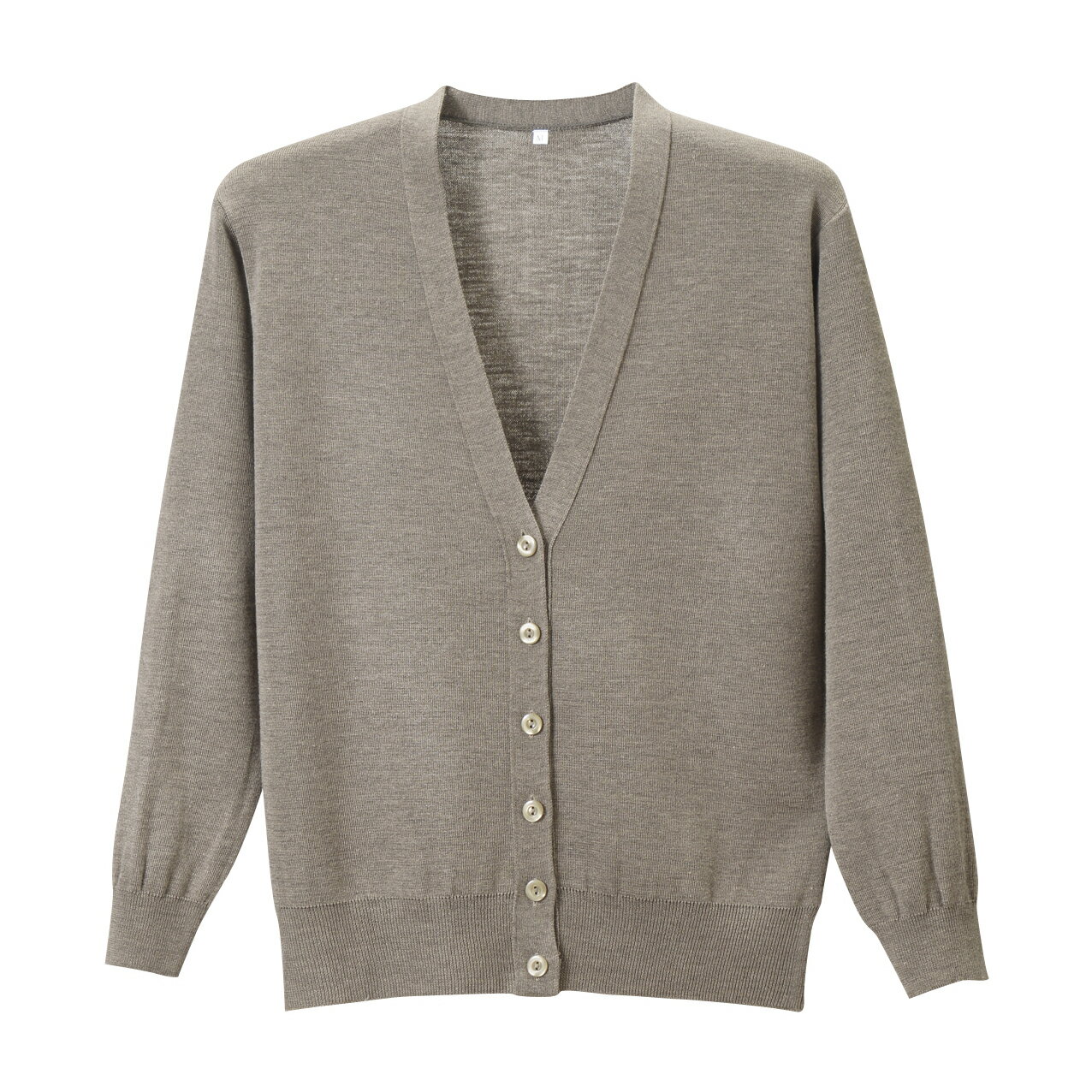 ★ポイント最大16倍★【全国配送可】-抗ピル長袖カーディガン D-1001(5L) 品番 my23-7563-0620 1入り-【MY医科器機】JAN 4571249994833