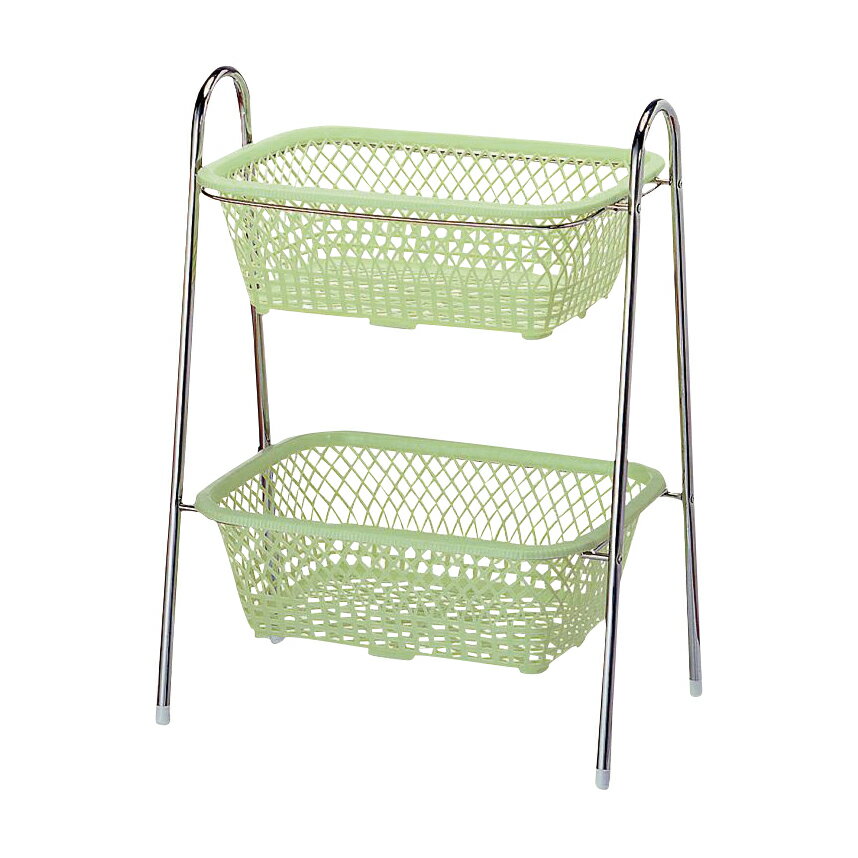 ★ポイント最大16倍★【全国配送可】-脱衣カゴ（2段式） DP-20(ゴムアシツキ) 品番 my24-2125-0001 1入り..