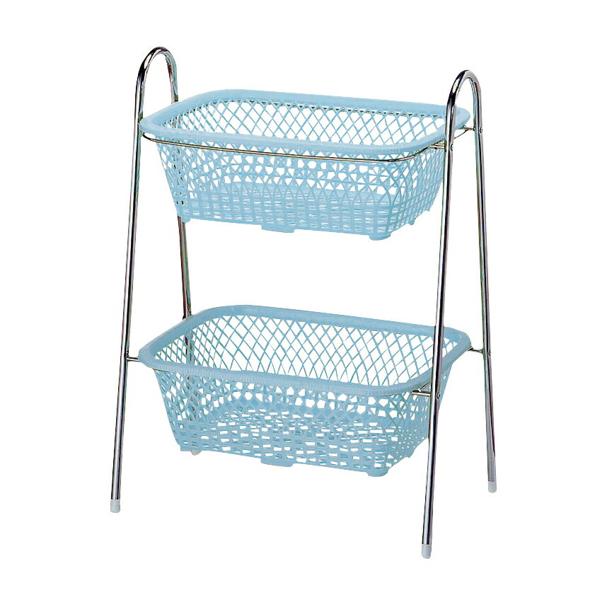 ★ポイント最大16倍★【全国配送可】-脱衣カゴ（2段式） DP-20(ゴムアシツキ) 品番 my24-2125-0002 1入り..