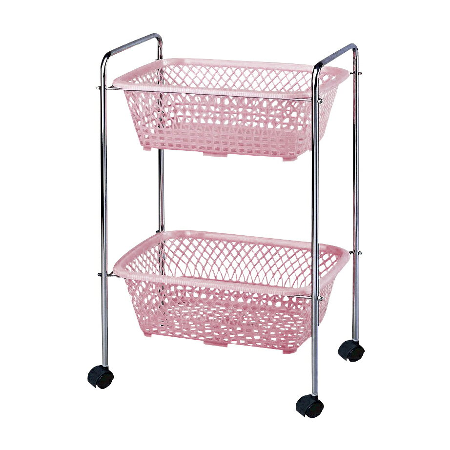 ★ポイント最大16倍★【送料無料】-脱衣カゴ（2段式） DP-25(キャスターツキ) 品番 my24-2126-0003 1入り..